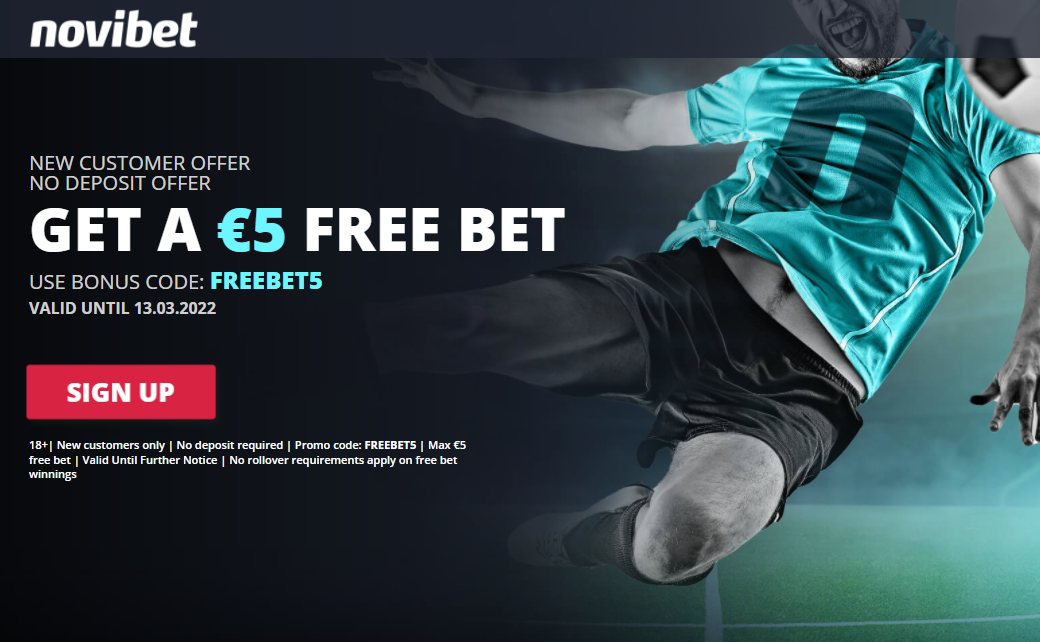 free bet when you sign up no deposit